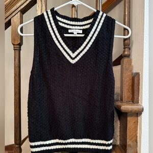 Black sweater tank